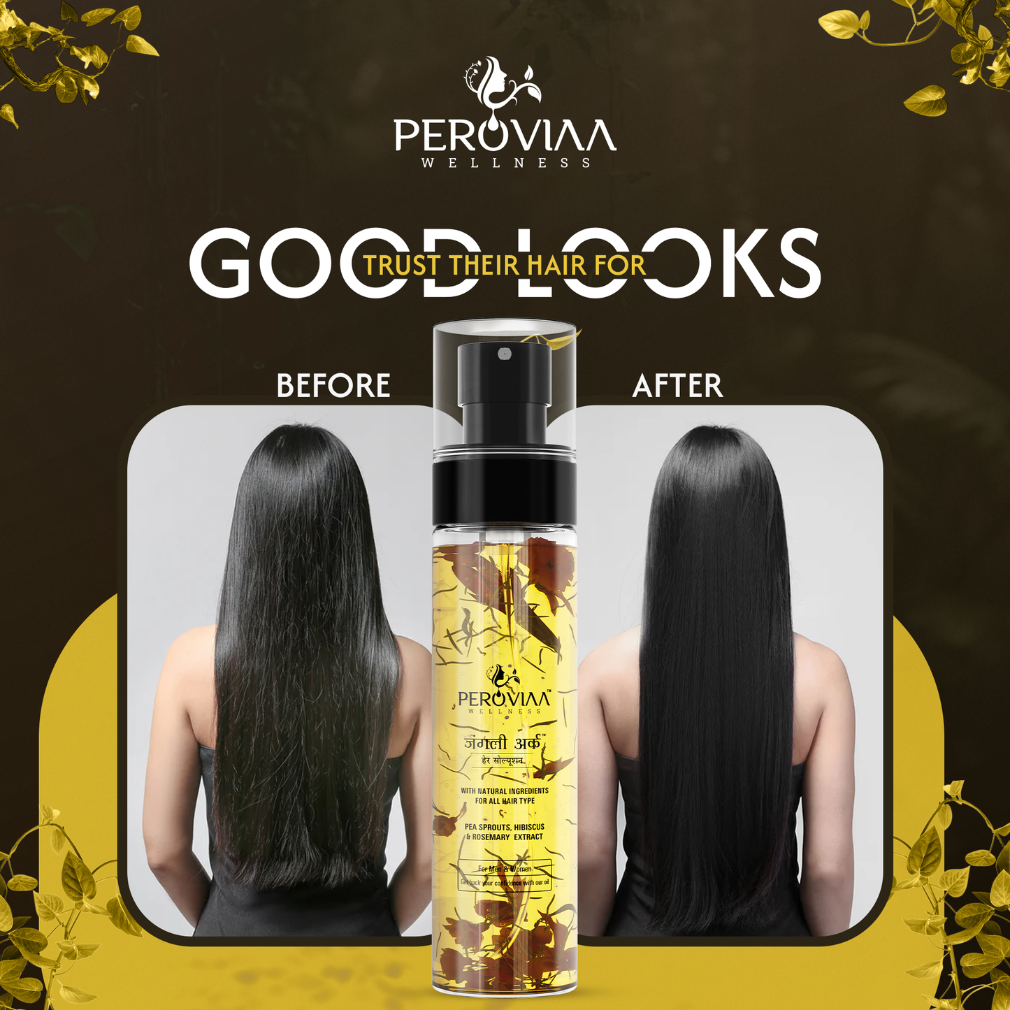 Junglee Ark Hair Solution + Free Hair Growth Solution Serum